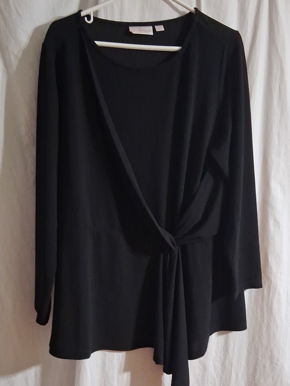 BELLE by Kim Gravel Black Dressy Top